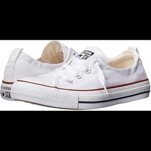 White Slip on Converse